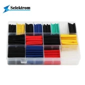 Selektrom 16 Farklı Ölçüde 6 Renk Isıyla Daralan Makaron Seti - 2