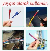 Selektrom 16 Farklı Ölçüde 6 Renk Isıyla Daralan Makaron Seti - 7