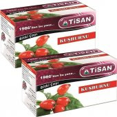 Tisan Kuşburnu Bitki Süzen Poşet Çay 2 x 20li - 1