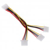 PrimeX PX-4999 ide Hdd 4 Pin 3 Port Hard Disk Power Çoklayıcı Güç Kablosu, Psu Molex Çoklayıcı - 1
