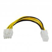 PrimeX PX-4261 4 Pin To 8 Pin PSU Güç Çevirici, Anakrt 4pini 8 pine Çevirici Kablo - 1