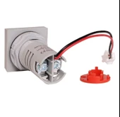 AC 20-500V 100A Kare Dijital Voltmetre Ampermetre 220V Kırmızı - 4