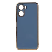 Vivo Y16 Kılıf Zore Bark Kenarları Altın Renk Kılıf thumbnail 8