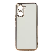 Vivo Y16 Kılıf Zore Bark Kenarları Altın Renk Kılıf thumbnail 6