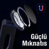 Polham Masaüstü Manyetik Magsafe İphone 12,13,14 Serisi Uyumlu Telefon Standı, L Tipi Düşmez Stand - 5