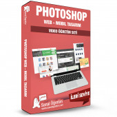 Photoshop Web - Mobil Arayüz Tasarımı Video Ders Eğitim Seti - 1