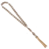 925 Ayar Gümüş Toplu Döküm Ajurlu Tesbih thumbnail 2