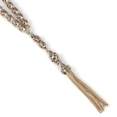 925 Ayar Gümüş Toplu Döküm Ajurlu Tesbih thumbnail 3