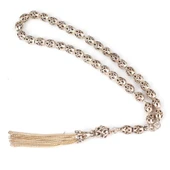 925 Ayar Gümüş Toplu Döküm Ajurlu Tesbih thumbnail 1