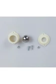 Fapatech Delikli Metal Bilyeli Sarhoş Teker - Beyaz - 3