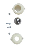 Fapatech Delikli Metal Bilyeli Sarhoş Teker - Beyaz - 2