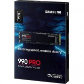 Samsung 990 PRO MZ-V9P2T0BW PCI-Express 4.0 2TB M.2 SSD - 3