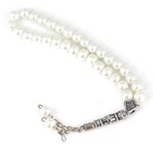 Sentetik İnci Beyaz Renk Tesbih thumbnail 1