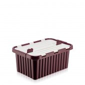 DÜNYA PLASTİK 10 LT SPLIT LID BOX-20010 - 1