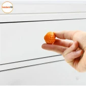 Noktalı Mantar Düğme Kulp Çekmece Bebek Çocuk Genç Odası Dolap Kapak Kulpu Kulbu Turuncu Metal Kulp thumbnail 2