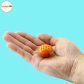 Noktalı Mantar Düğme Kulp Çekmece Bebek Çocuk Genç Odası Dolap Kapak Kulpu Kulbu Turuncu Metal Kulp thumbnail 3