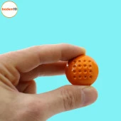 Noktalı Mantar Düğme Kulp Çekmece Bebek Çocuk Genç Odası Dolap Kapak Kulpu Kulbu Turuncu Metal Kulp thumbnail 5