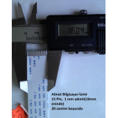 Awm 20624 80C 60V Vw-1 Flex Şerit Kablo 15 Pin 1Mm 20Cm 15-1-20A thumbnail 3