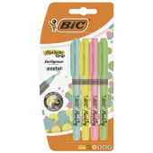 BİC HIGHLIGHTER PASTEL RENKLER 4 LÜ - 1
