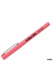 artline 200 Fineliner 0.4mm Ince Uçlu Yazı Ve Çizim Kalemi Pembe - 1