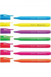Faber Castell 38 Textliner 8li Neon Fosforlu Kalem Seti / 157778 - 2
