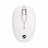 EVEREST SMW-666 USB BEYAZ 2.4GHZ OPTİK WIRELESS MOUSE 1500DPI TAK ÇALIŞTIR KABLOSUZ - 1