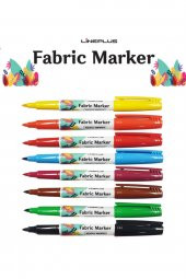 Lineplus Fabric Marker 8 RENKLİ TEKSTİL KALEMİ thumbnail 2