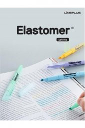 Lineplus Elastomer Fosforlu Kalem Pastel Renkler Turuncu thumbnail 3