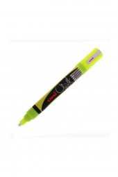 Uni Chalk Marker Wet Wipe Fluo Yellow 1.8-2.5mm - 1
