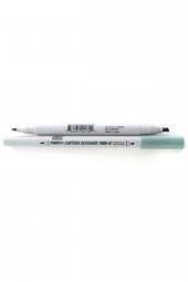 Marvy 1900b-s/32 Laurel Green Grafik Markör Kalem thumbnail 2