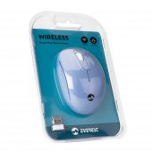 EVEREST SMW-666 USB MAVİ 2.4GHZ OPTİK WIRELESS MOUSE 1500DPI TAK ÇALIŞTIR KABLOSUZ MOUSE - 5