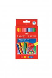 Faber Castell Fabercastell Eğlenceli Keçeli Kalem 10 Renk 111500 - 1