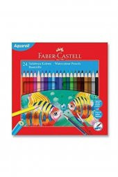 Faber Castell Karton Kutu Kuru Sulu Boya Kalemi 24 Renk - 1