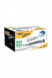 Bic Velleda 1701 Beyaz Tahta Kalemi Siyah 12 li Kutu - 1