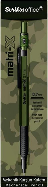 Scrikss Matri-X Versatil 0.7 mm Haki Şeffaf Kutu - 3
