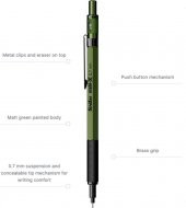 Scrikss Matri-X Versatil 0.7 mm Haki Şeffaf Kutu - 5