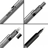 Scrikss Matri-X Versatil 0.7 mm Gri Şeffaf Kutu - 6