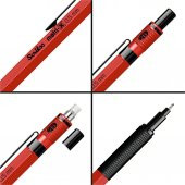 Scrikss Matri-X Versatil 0.5 mm Kırmızı Şeffaf Kutu - 6