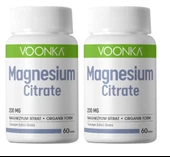 Voonka 200 Mg Magnezyum Sitrat 60 Tablet X2 Adet - 1