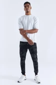 Tommy Life Erkek Siyah Kamuflaj Desenli Eşofman Alt T05er-84754 T05ER-84754 - 1