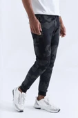 Tommy Life Erkek Siyah Kamuflaj Desenli Eşofman Alt T05er-84754 T05ER-84754 - 6