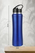Pipetli Çift Katmanlı Hem Sıcak Hem Soğuk Muhafazalı Termos Sportif Emzikli Matara Suluk 500 ML - 5