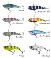SAVAGE SALT E-SG 3D MINNOW VIB BLADE 4.5CM 8.5G GOLD PINK ZEBRA 63032 - 1