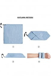 Mira Home Sporcu Havlu El Bilekliği Ter Havlusu Yumuşak Mikrofiber - 2