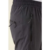 Tommy Life Antrasit Erkek Fermuarlı Üç Cepli Standart Kalıp Klasik Paça Eşofman Alt-84768_01 - 2