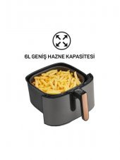 ARZUM AIRTASTY XL AIR FRYER SICAK HAVA FRİTÖZÜ GÜMÜŞ AR2074-G - 3