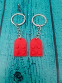 Seninle Anlam Bulurum Lego Dizayn Kalp Anahtarlık 2'li - 2