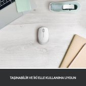 Logitech M171 Kablosuz Optik Mouse - Beyaz - 3