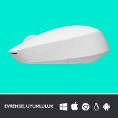Logitech M171 Kablosuz Optik Mouse - Beyaz - 4
