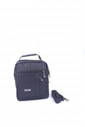 Seventeen 902 Siyah Erkek Büyük Kapaklı El ve Omuz Çantası - 1